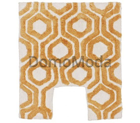 Коврик для ванной Indian Handmade Nuts RIS-BTH-5232 BEIGE-WHITE - высокое качество по лучшей цене в Украине изображение 2.